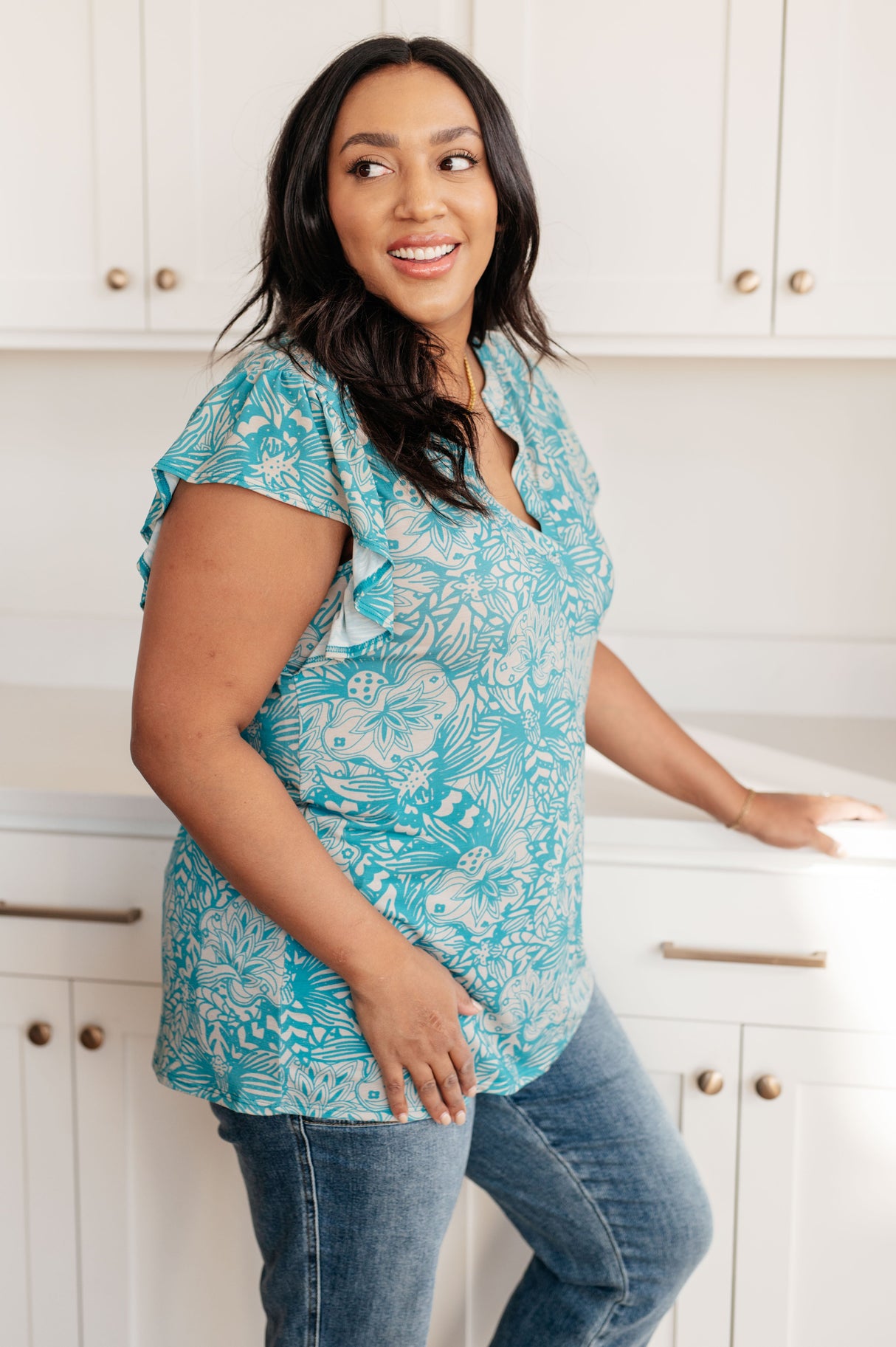 Don't Overthink It Floral Top - Liarian Unlimited Boutique