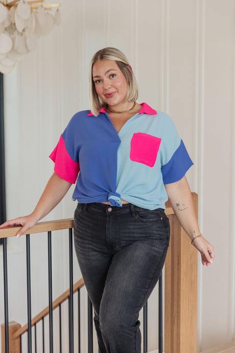 Top con bloques de colores Color Me Cool