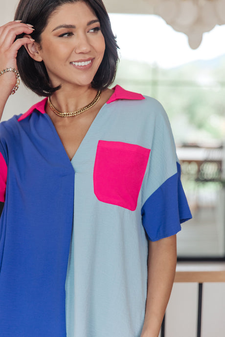 Top con bloques de colores Color Me Cool