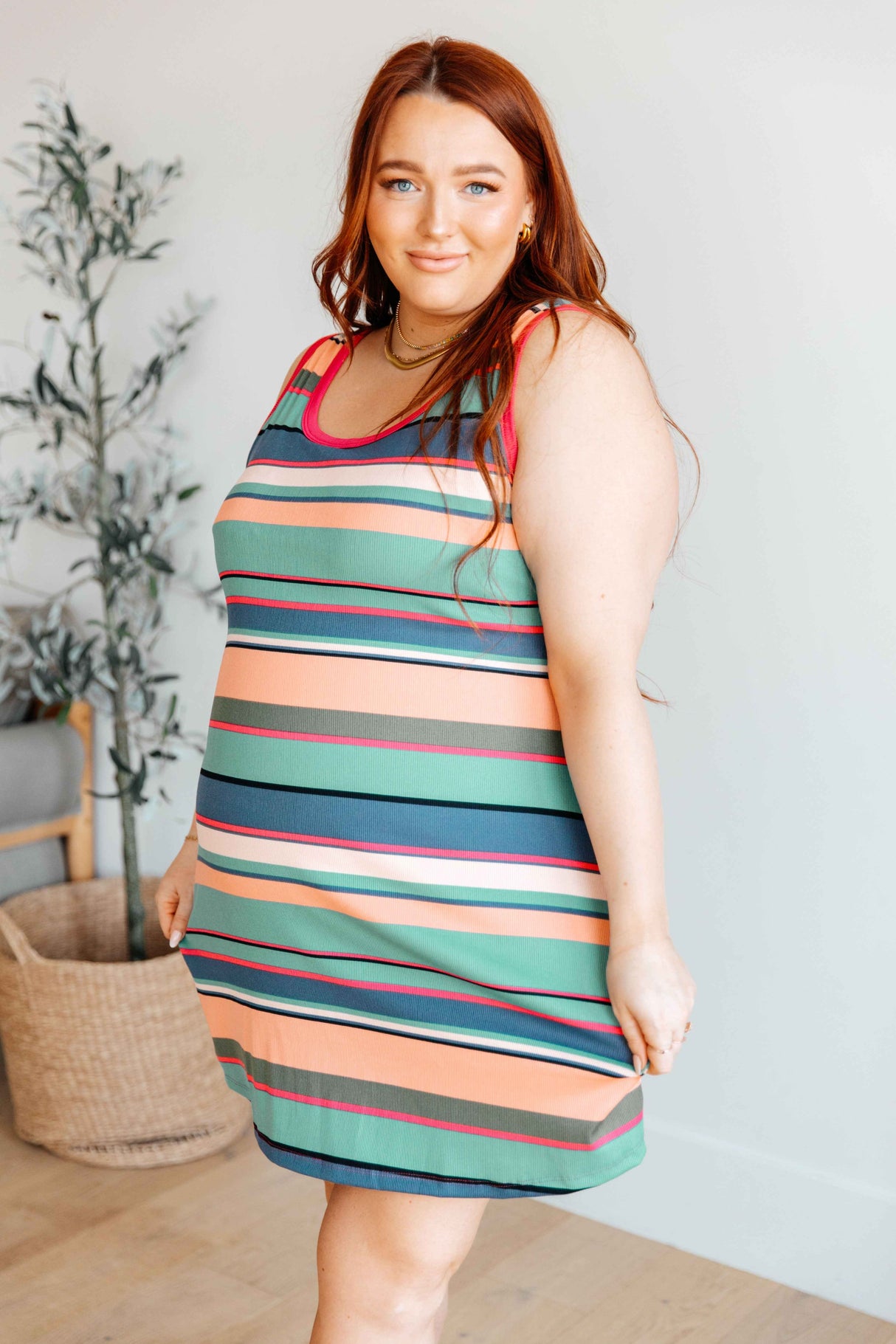 Summer Lovin' Striped Tank Dress - Liarian Unlimited Boutique