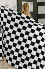 Cookies & Cream Checks Blanket