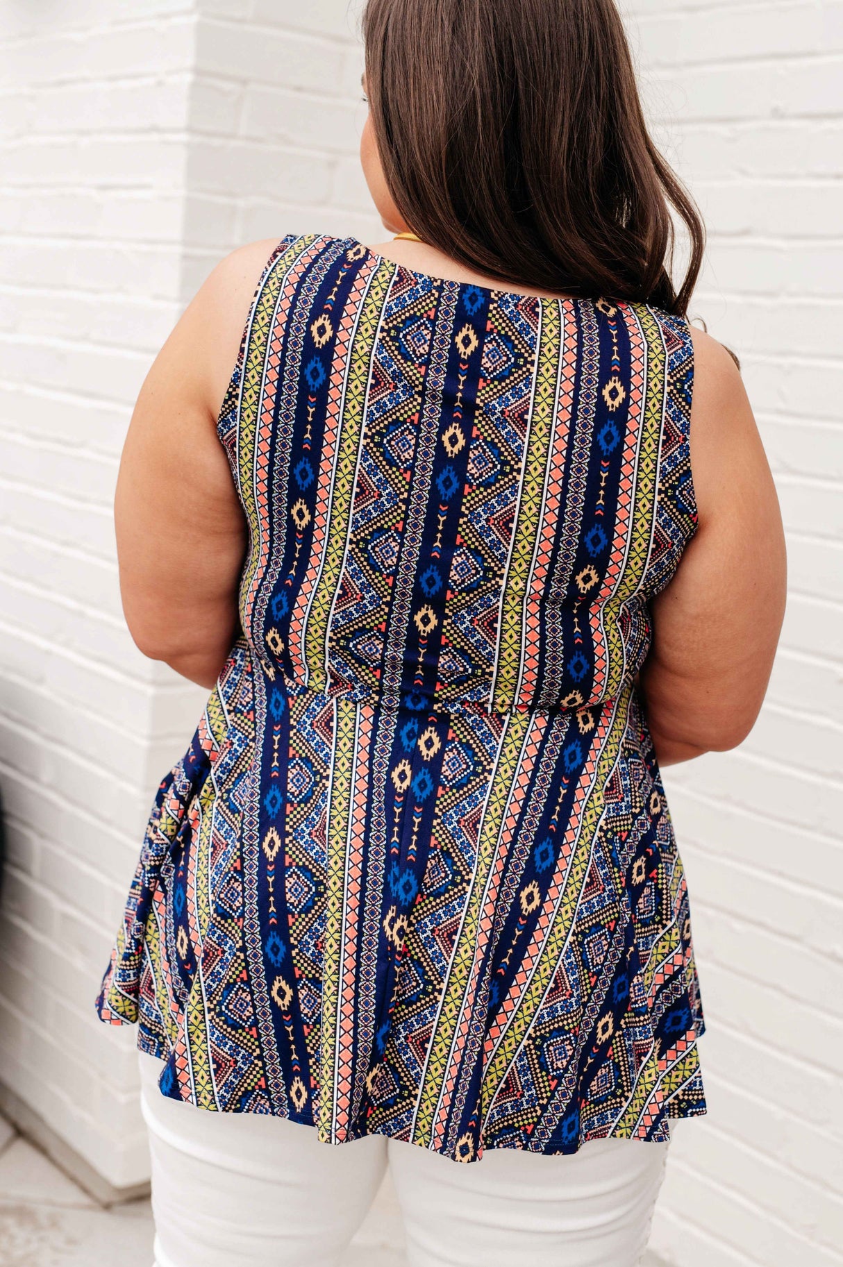 Cool Connections Peplum Tank - Liarian Unlimited Boutique