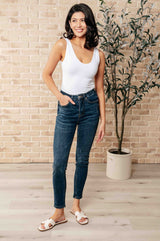 Cora High Rise Control Top Skinny Jeans - Liarian Unlimited Boutique