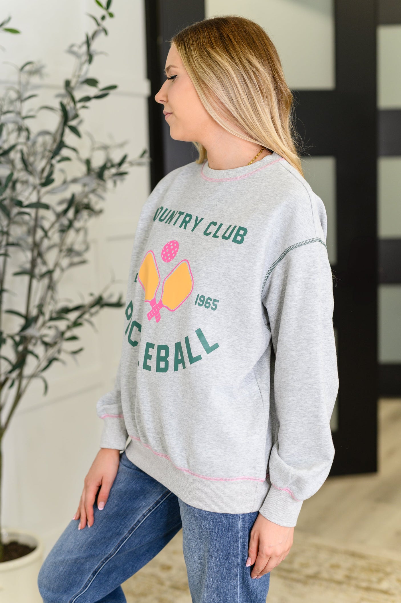 Sudadera con gráfico de Pickle Ball del Country Club