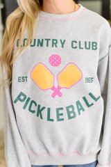 Sudadera con gráfico de Pickle Ball del Country Club
