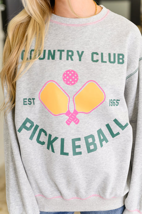 Sudadera con gráfico de Pickle Ball del Country Club