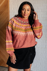 Cozy Chalet Fair Isle Sweater - Liarian Unlimited Boutique