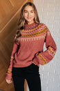 Cozy Chalet Fair Isle Sweater - Liarian Unlimited Boutique