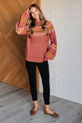 Cozy Chalet Fair Isle Sweater - Liarian Unlimited Boutique