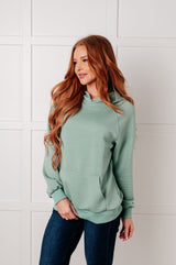 Sudadera con capucha texturizada Crosswalk en verde