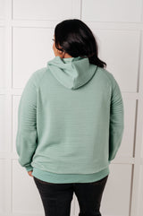Sudadera con capucha texturizada Crosswalk en verde