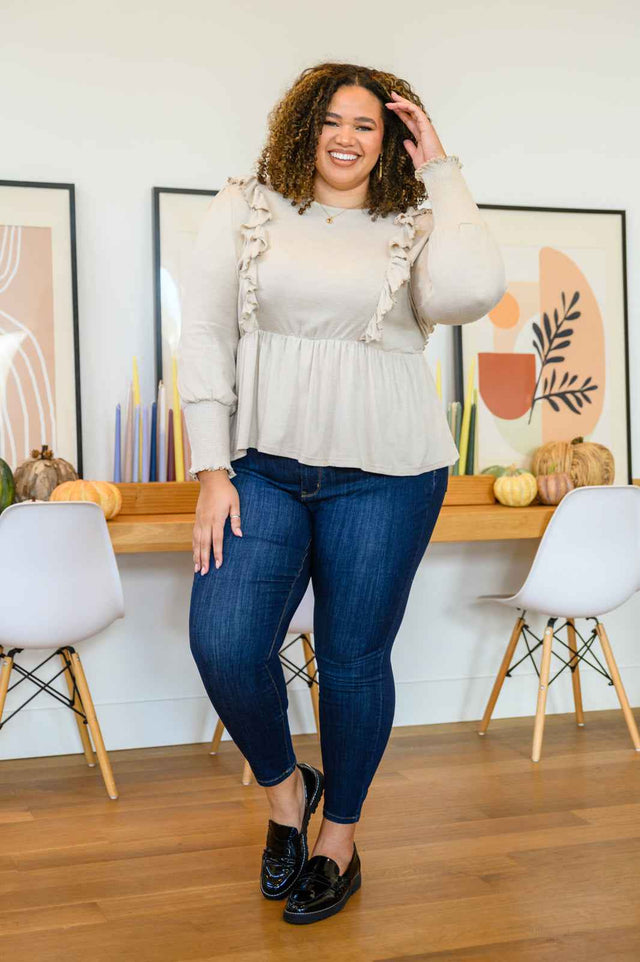 Sweet Confession Top In Seashell - Liarian Unlimited Boutique