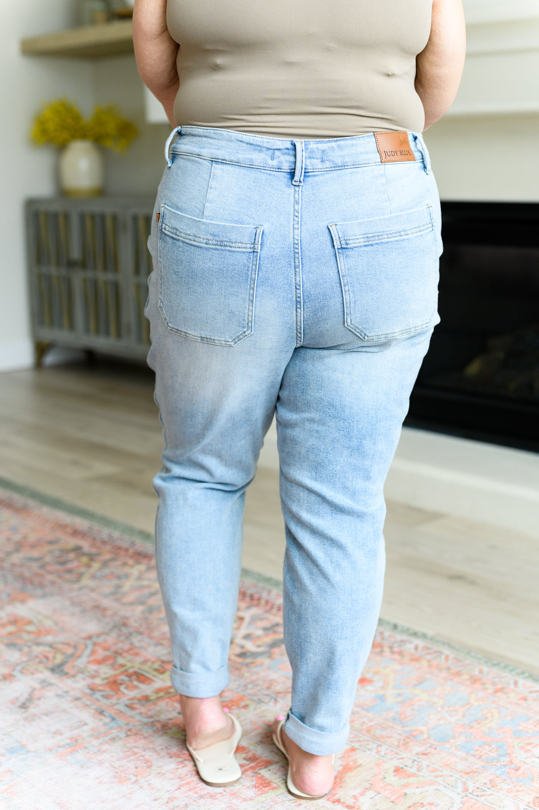 Joggers vaqueros vintage de tiro alto Cooper