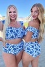 Samoa Floral High Waisted Swim Bottoms - Liarian Unlimited Boutique