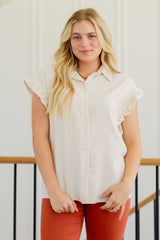 Blusa con mangas con volantes Day Date