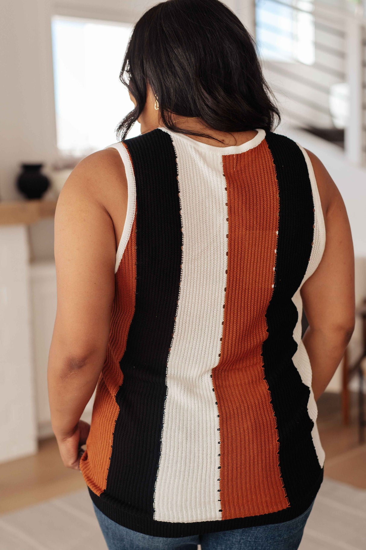 Decidedly Undecided Knit Striped Tank - Liarian Unlimited Boutique