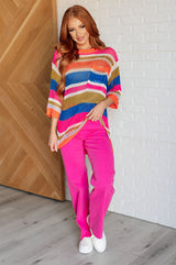 Top de punto suelto a rayas Deep Thoughts