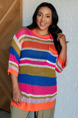 Top de punto suelto a rayas Deep Thoughts