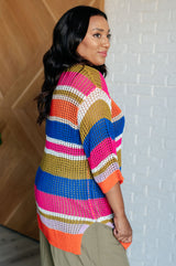 Top de punto suelto a rayas Deep Thoughts