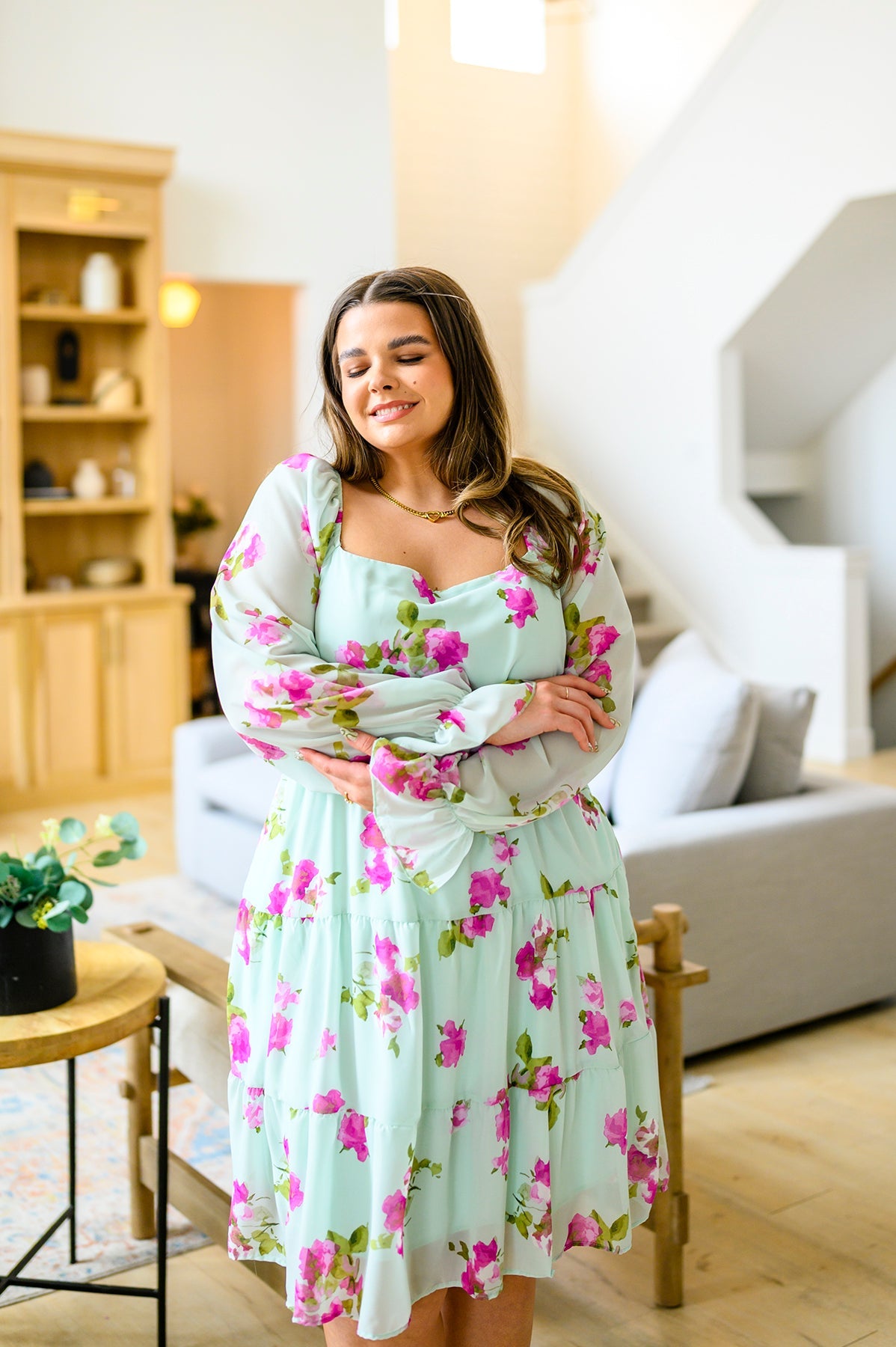 Vestido floral Delightfully Yours