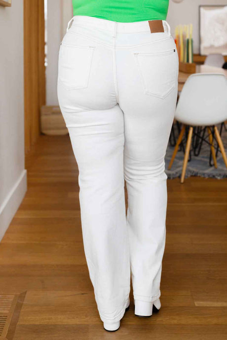 Diana Straight Leg Jeans In White - Liarian Unlimited Boutique