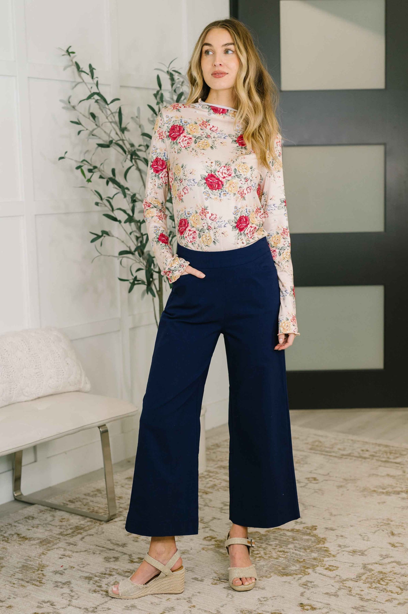 Direction to Perfection High Neck Long Sleeve Top