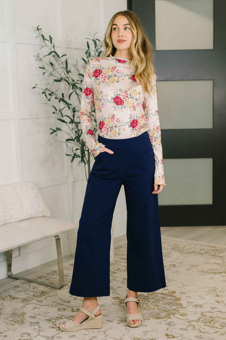 Direction to Perfection High Neck Long Sleeve Top