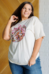 Camiseta gráfica de fútbol disco