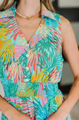 Vestido sin mangas "Don't Be Shy, Babe" en color menta