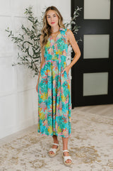 Vestido sin mangas "Don't Be Shy, Babe" en color menta