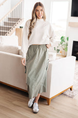 Suéter de cuello alto "No cambies nada"