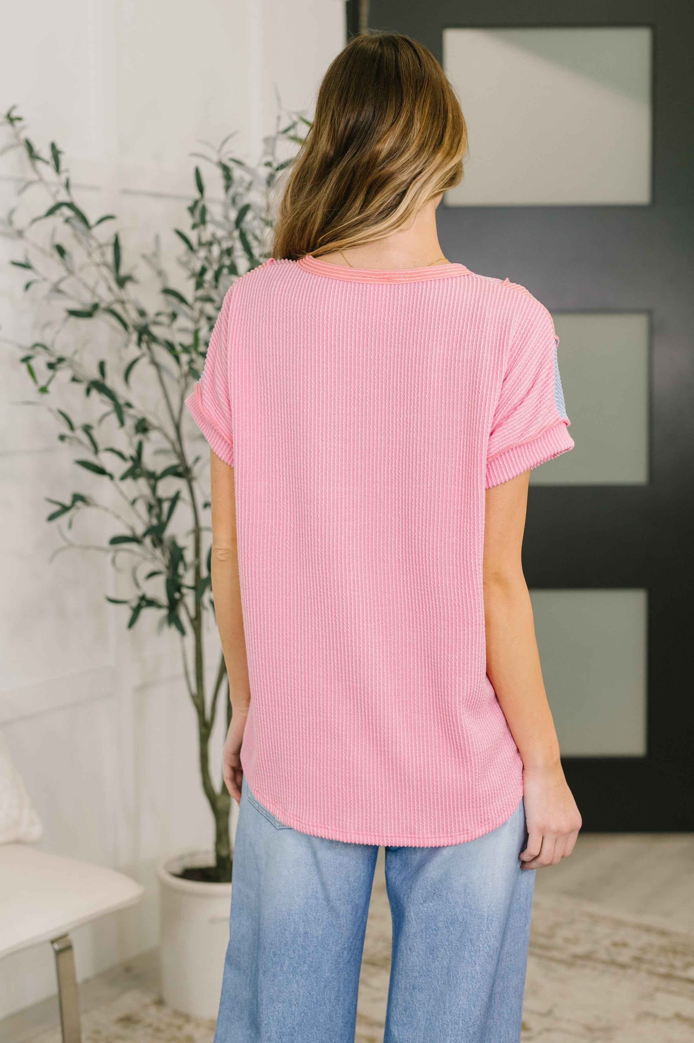 Don't Stop Til' You Get Enough Color Block Top