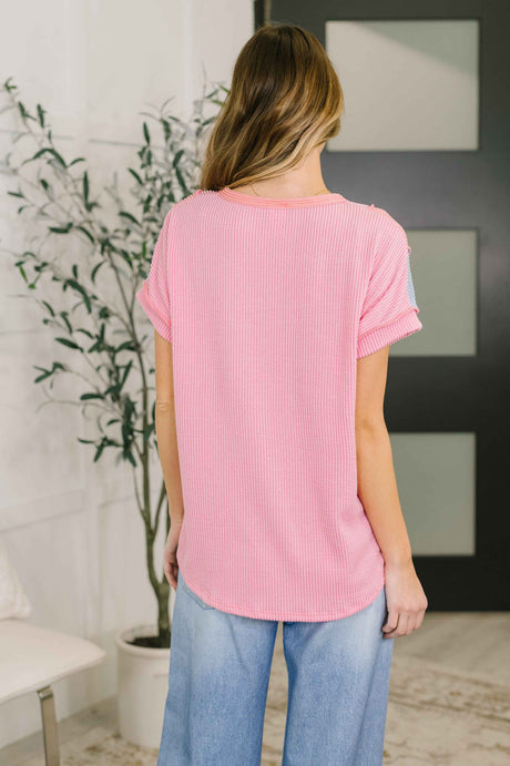 Don't Stop Til' You Get Enough Color Block Top