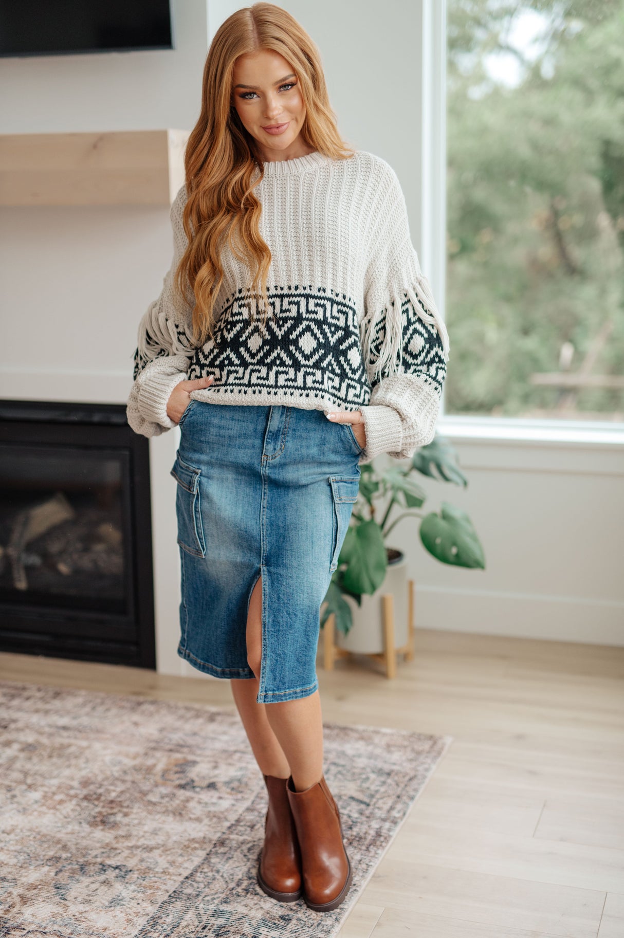 Always Be There Cargo Denim Skirt - Liarian Unlimited Boutique