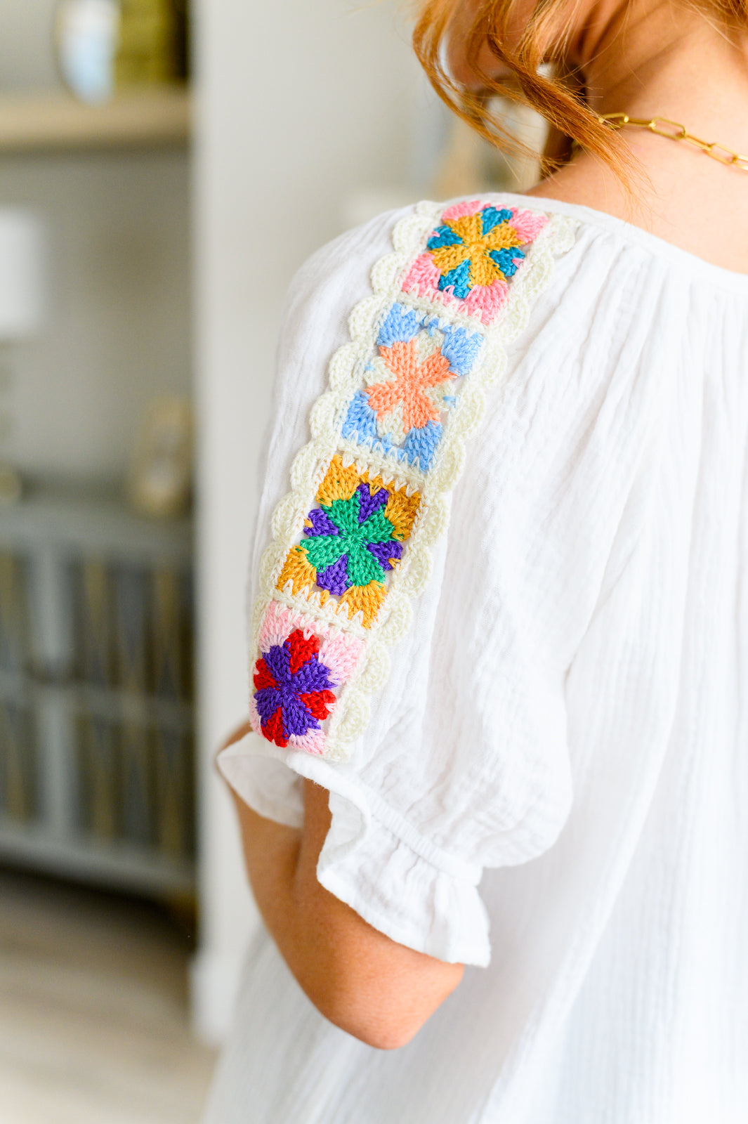 No te olvides de mí, blusa de punto arrugado