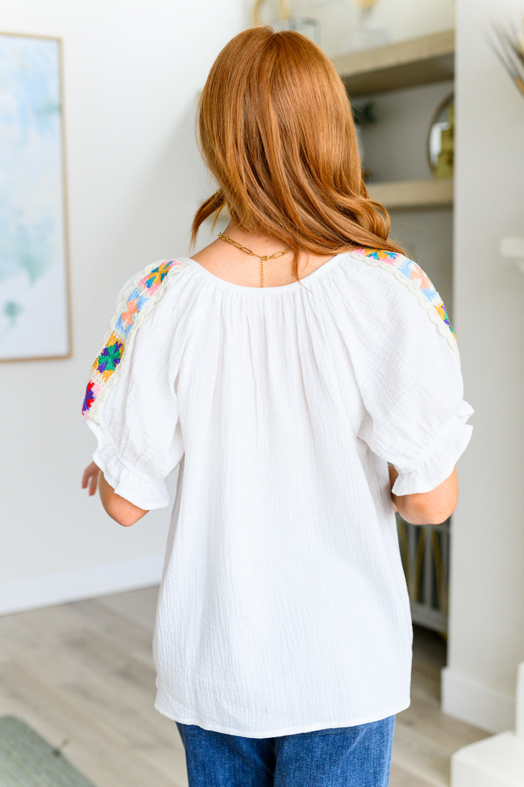 No te olvides de mí, blusa de punto arrugado