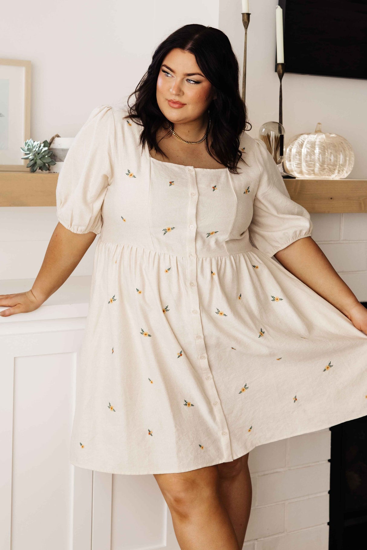 Dream a Little Dream Embroidered Dress - Liarian Unlimited Boutique