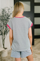 Emotionally Attached Trim Detail Tee