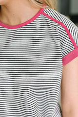 Emotionally Attached Trim Detail Tee