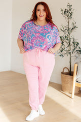 Essential Blouse in Purple Paisley - Liarian Unlimited Boutique