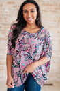 Essentially You Top in Pink Paisley - Liarian Unlimited Boutique