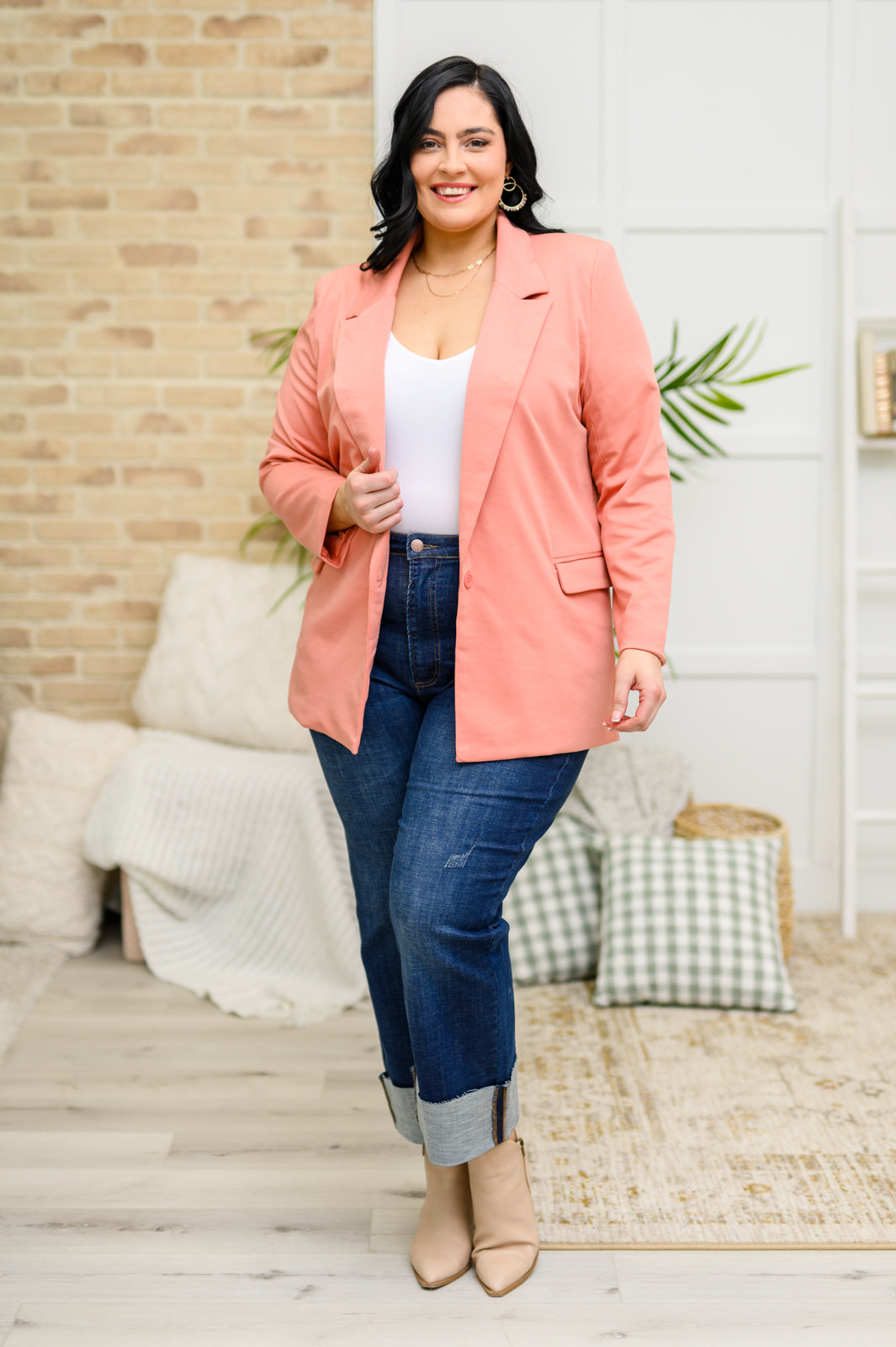 Blazer Eugenie en color malva