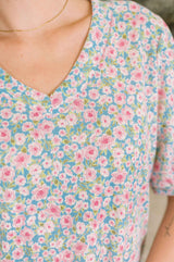 Everything in My Power Floral Puff Sleeve Blouse