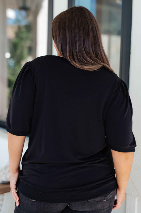 Evidently Different Puff Sleeve Top - Liarian Unlimited Boutique