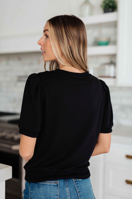 Evidently Different Puff Sleeve Top - Liarian Unlimited Boutique