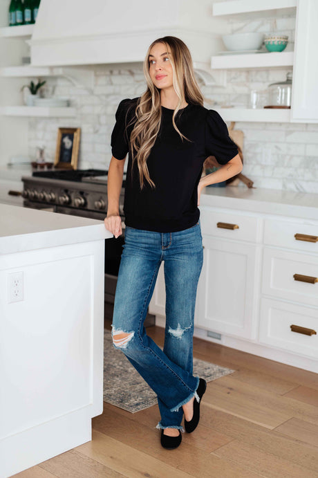 Evidently Different Puff Sleeve Top - Liarian Unlimited Boutique