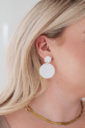 Falling Petals Earrings in Cream - Liarian Unlimited Boutique