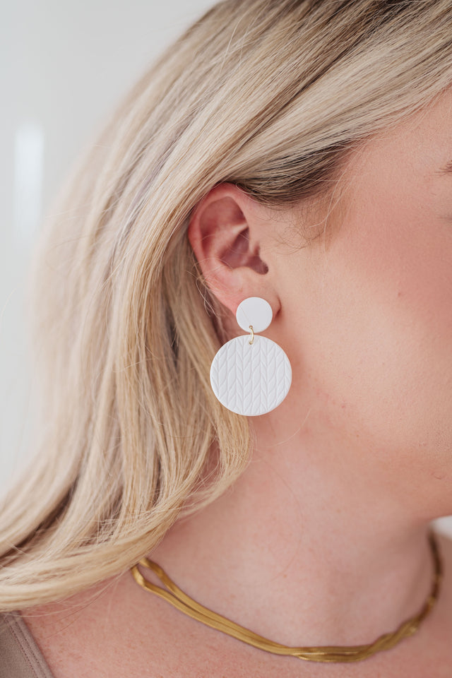 Falling Petals Earrings in Cream - Liarian Unlimited Boutique
