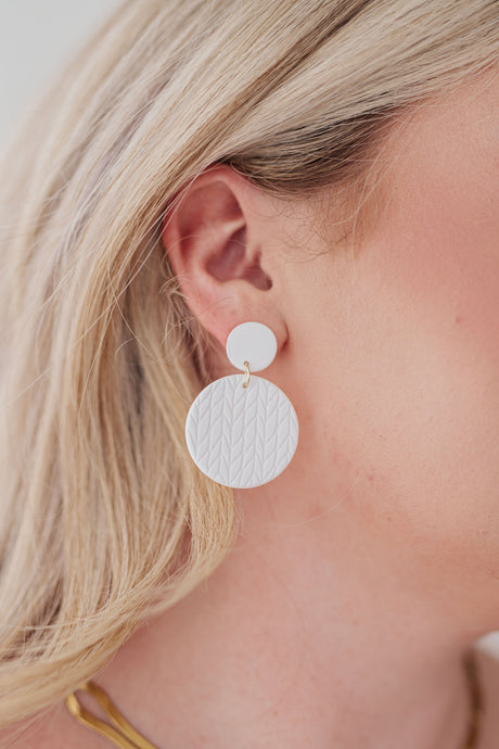 Falling Petals Earrings in Cream - Liarian Unlimited Boutique