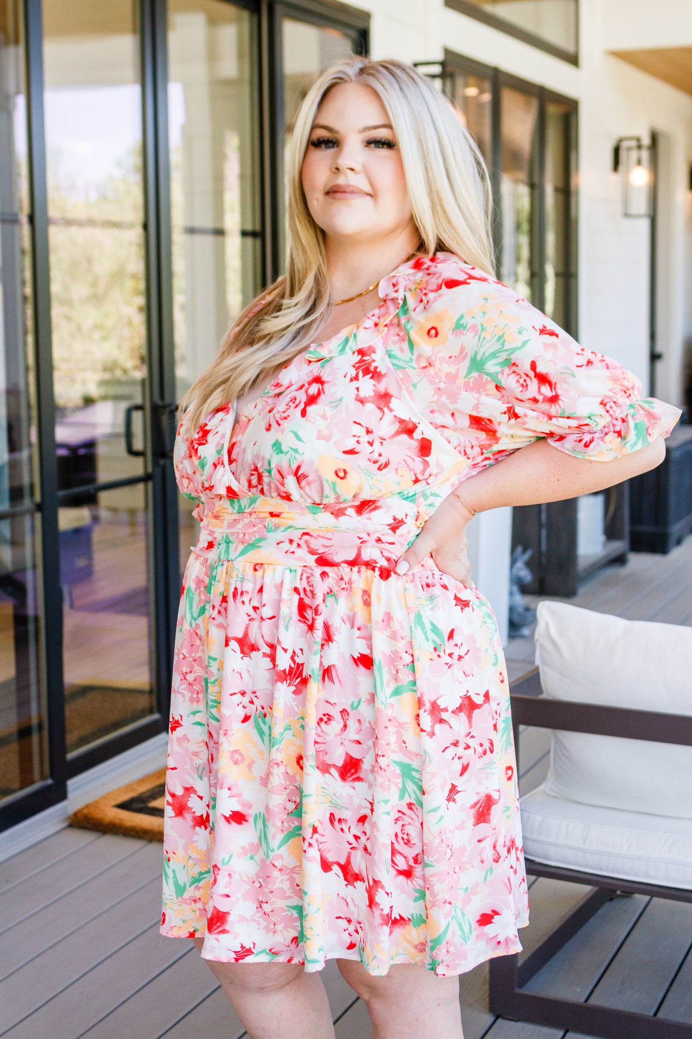 Fancy Free Floral Dress - Liarian Unlimited Boutique